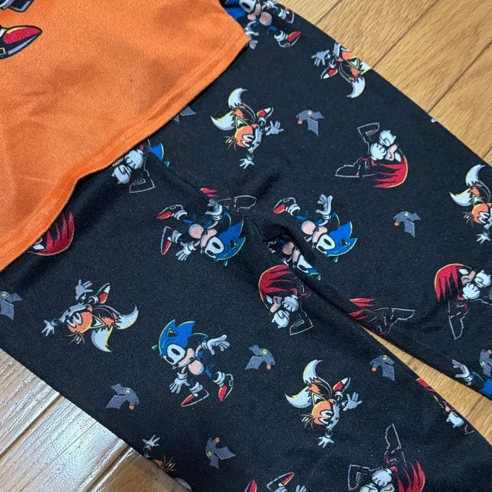 Sonic Soft Halloween Pajama Set